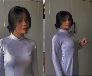 Clip sex chịch em gái áo dài cho phải rên sướng