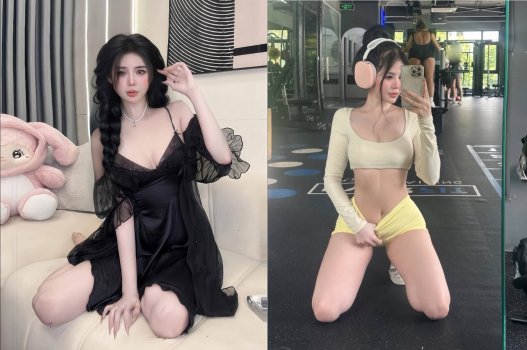 Em gái bỏng mê được âu yếm trước giờ 