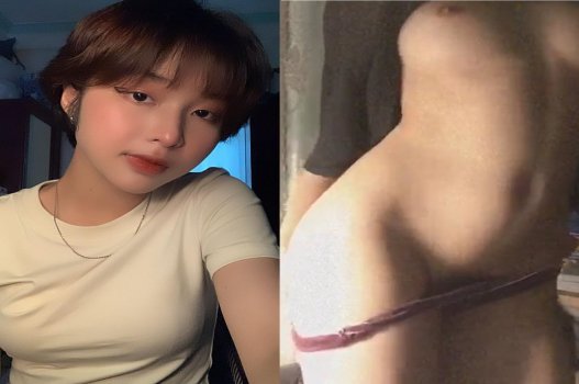 Nàng tóc ngắn thỏa mãn khi bạn trai làm cạn bể